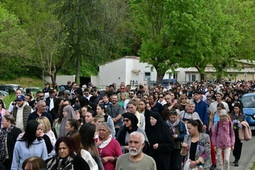 People marched in memory of the Malian stabbed to death in a mosque in an Islamophobic attack
