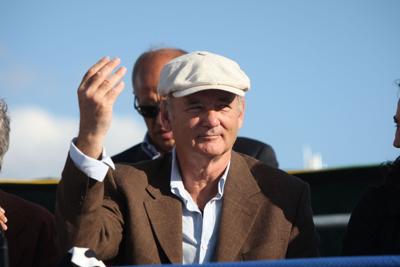 Actor Bill Murray, always a popular sighting at sports matches, made an appearance during March Madness in support of UConn. (Shutterstock photo)
