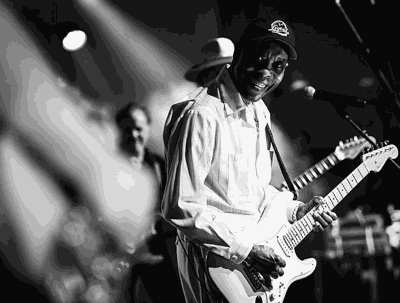 Blues legend Buddy Guy made a surprise appearance at the Irsay Collection event at Navy Pier August 2.