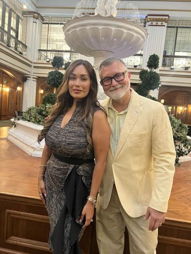 Event co-chairs Lizzy Lopez and David Mordini.