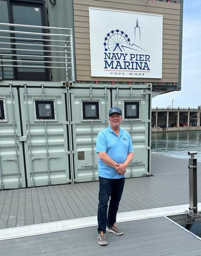 In our exclusive interview with Randy Podolsky, developer and visionary for Navy Pier Marina, he calls the venture a "game-changer" for the city. Navy Pier Marina is set to open June 13, 2025. (Photo courtesy of Randy Podolsky)
