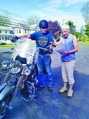 Val White motorcycle