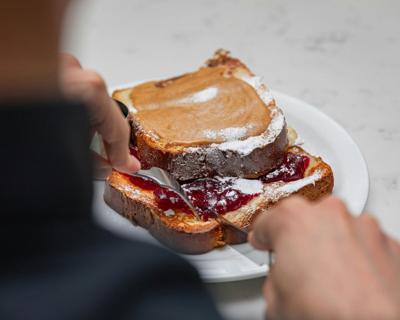 Thank goodness for the peanut butter and jelly sandwich