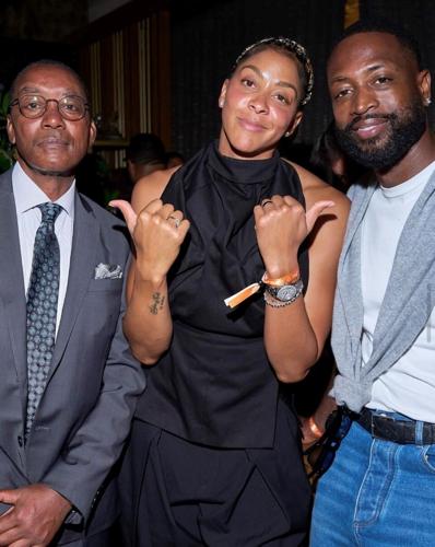 Isiah Thomas, Candace Parker and Dwayne Wade. (Parrish Lewis Photography)
