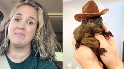 Monica Keasler & Peanut the Squirrel