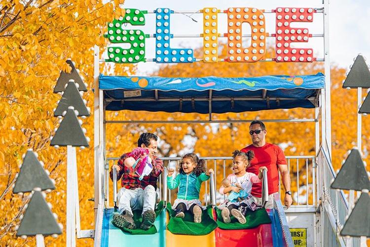 Lincoln Park Zoo's Fall Fest, includes a Giant Fun Slide. (Photo LP Zoo)