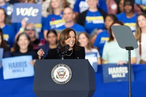 US Vice President and Democratic presidential candidate Kamala Harris addressed voters in the swing state of North Carolina on Wednesday, with stops in Pennsylvania and Wisconsin to follow
