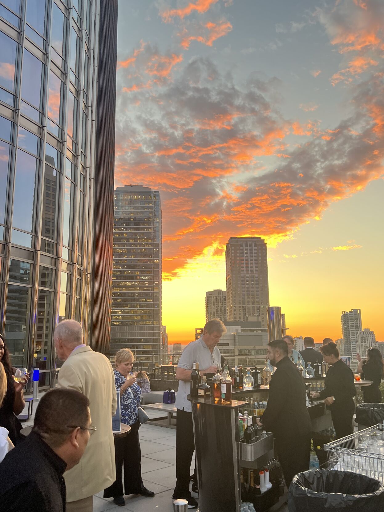 Beautiful sunset from Trump's Terrace 16. (Photo by Candace Jordan)