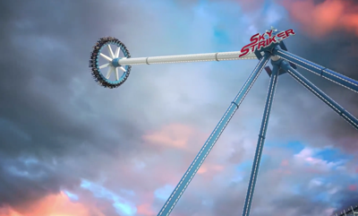 Six Flags Great America unveils new Sky Striker pendulum ride