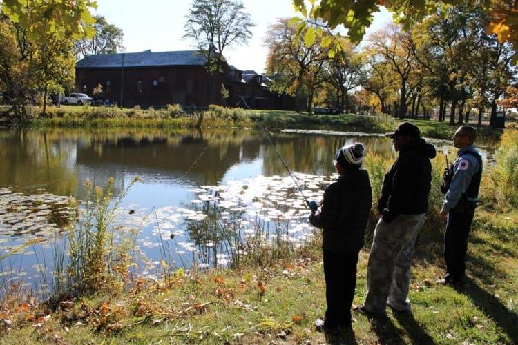 first responders fishing event with kids