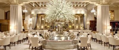 A view of the Drake Hotel's Palm Court. The hotel is for sale for the first time in its history.