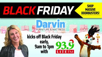 Darvin Furniture & Mattress will be the place to be on Black Friday!