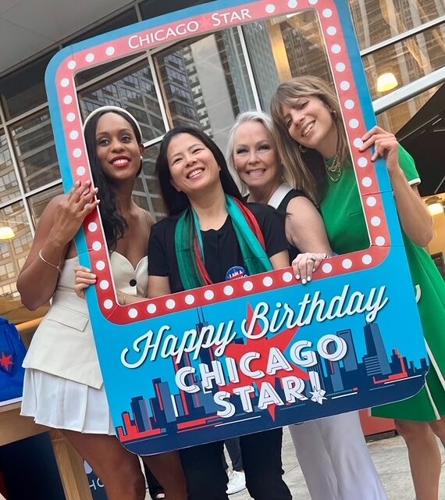 Chicago Star Media Team- Ashlea Hearn, Elaine Hyde, Candace Jordan and Elena Smentkowski.