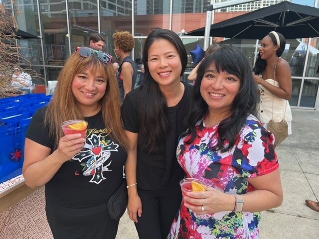 Giovanna Krozel, Elaine Hyde and Almira Yllana Martin.
