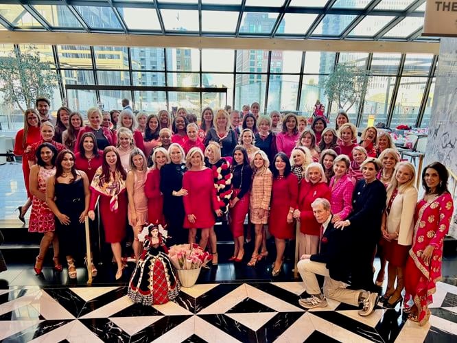 Celebrating the third annual Service Club of Chicago's Valentine's Day Tea Party. (Photo | Service Club)