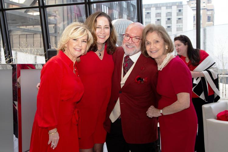 Co-chairs Bobbi Panter (L) and Myra Reilly (R) with Jean Antoniou (SC president) and Greg Hyder.