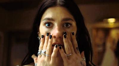 Camila Morrone in 'Something Very Bad Is Going to Happen.' (Courtesy of Netflix)