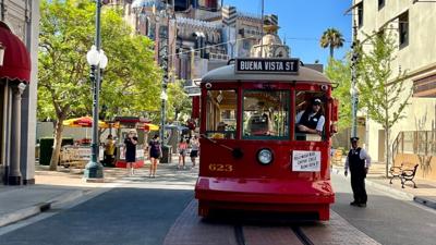Red Car Trolley at Disney California Adventure, Anaheim, CA