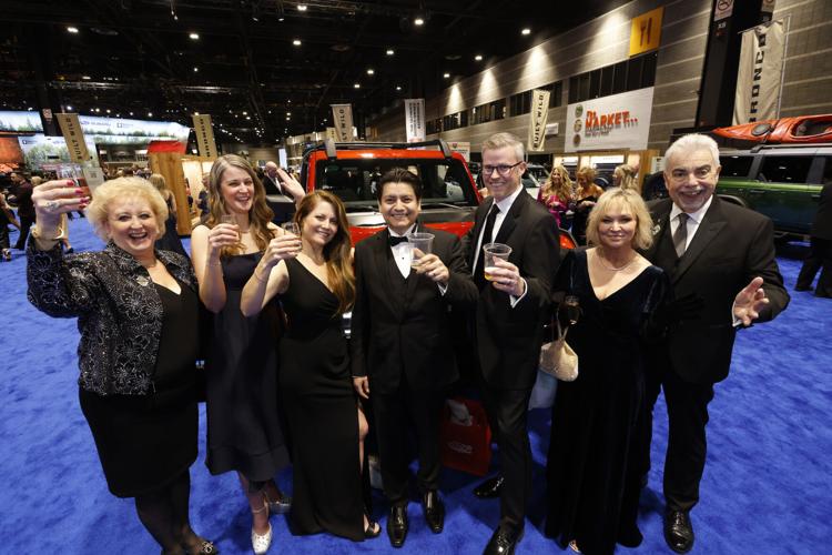 Fans toasting to the success of First Look for Charity 2023.