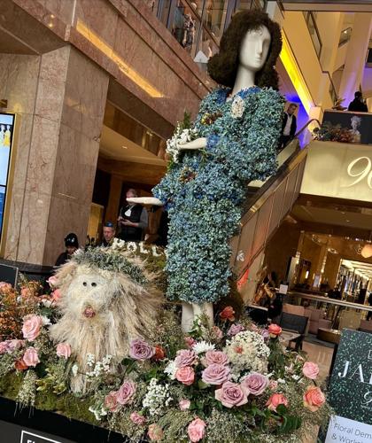 Floral display inspired by Betty White.