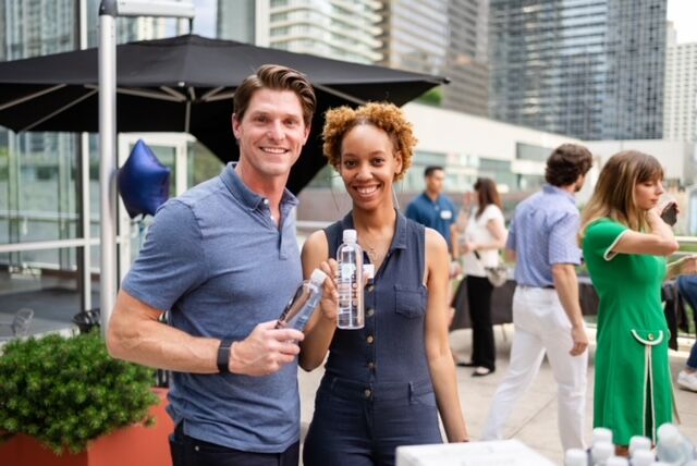 John Powers (ICHOR) and Amari Walls (Mariano's).