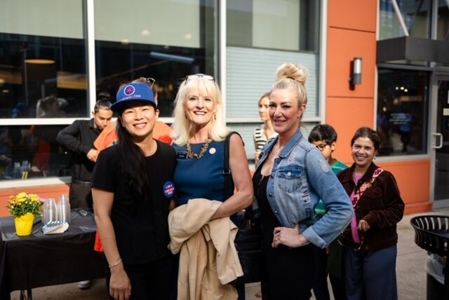 Elaine Hyde, Gail Spreen and Nichole Connelly.
