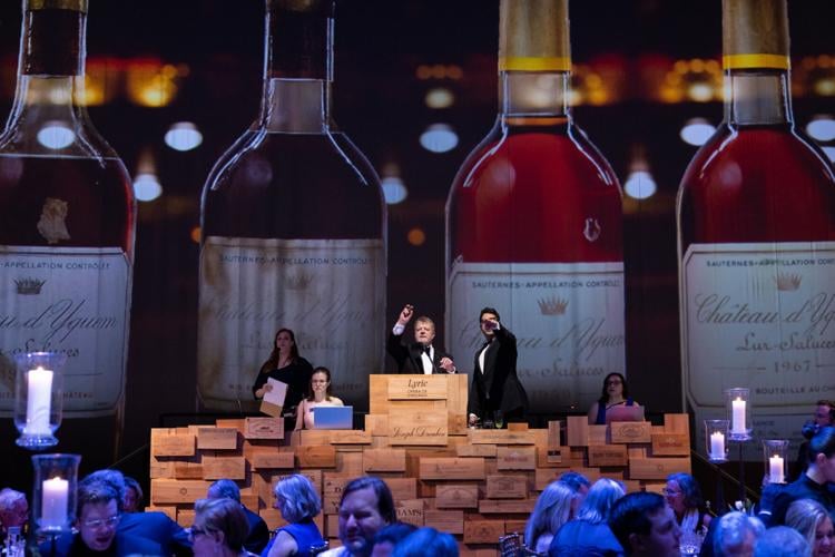 2023 lyric opera wine auction auctioneer Michael