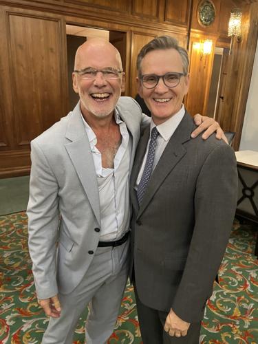 Harrison McEldowney with Michael J. Anderson, president/CEO Chicago History Museum.