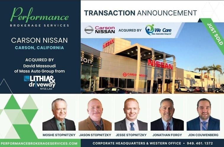 Lithia & Driveway – Performance Brokerage Services – Carson Nissan – Mass Auto Group
