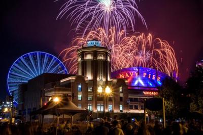 Navy Pier fireworks. (Photo | Navy Pier)