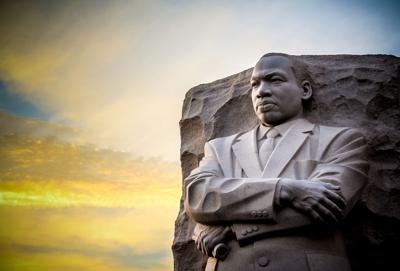 Martin Luther King Jr. Day is Monday, Jan. 19. -- Washington D.C., USA - Sept. 24, 2011: The statue memorial for Martin Luther King Jr. in West Potomac Park, Washington D.C.. (Shutterstock photo)
