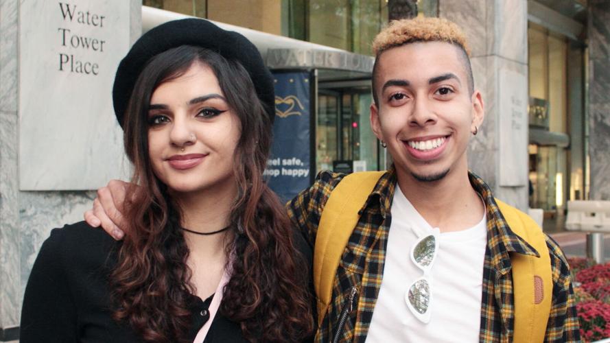 Natalia Holguin and Joshua Hampton