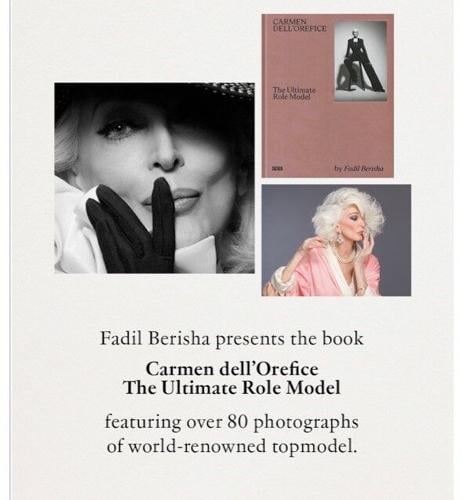 "Carmen Dell'Orefice: The Ultimate Role Model" book by famed photog Fadil Berisha out Oct. 28.