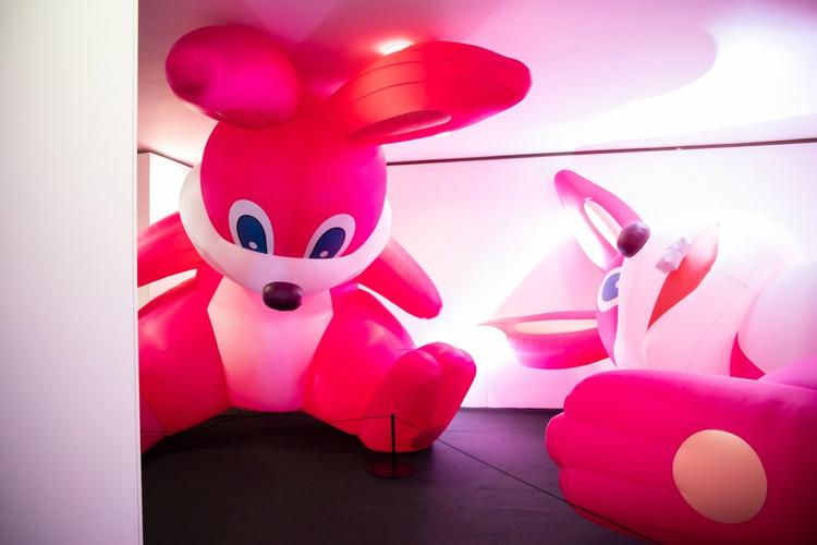 "Somehow I Don’t Feel Comfortable" exhibit. Artist Momoyo Torimitsu (Supplied photo)