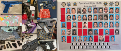 Photo: California law enforcement arrests 77 in major gang crackdown