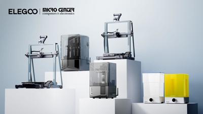 Elegoo's top-performing 3D printers are now available at Micro Center stores nationwide across the U.S.