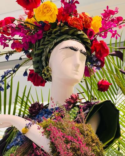 A floral display inspired by Frida Kahlo by Stem.