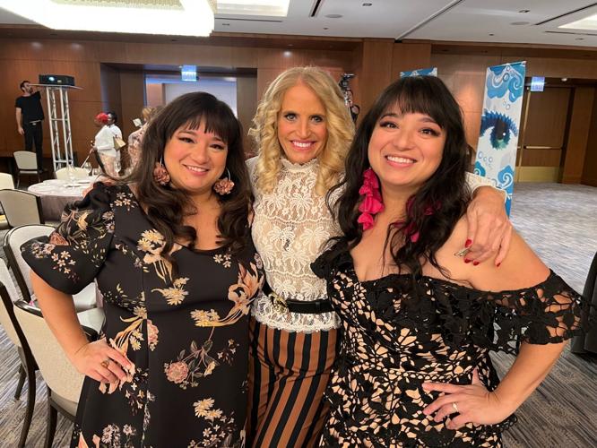 Giovanna Krozel and Almira Yllana (Sugar & Spice) with Tina Gravel. (Photo by Candace Jordan)