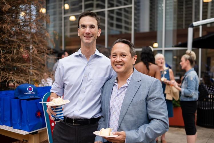 Chicago Star 4th anniversary with Joey Hyde and friend.