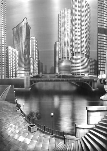 Artist Jason Patrick Miller will be exhibiting at the Printer's Row Art Fest in the South Loop, Aug. 15-16.
