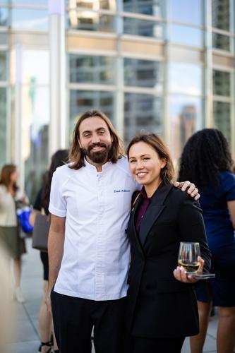 Anastasia Smith and Executive Chef Derek Feldmeier. (Photo by Kelsy Goodwin)