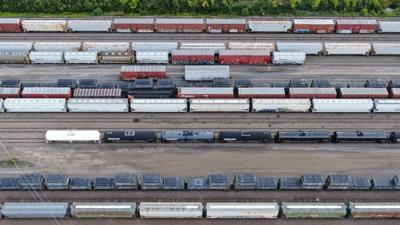 Evacuations ordered after freight train derails in south Chicago suburb
