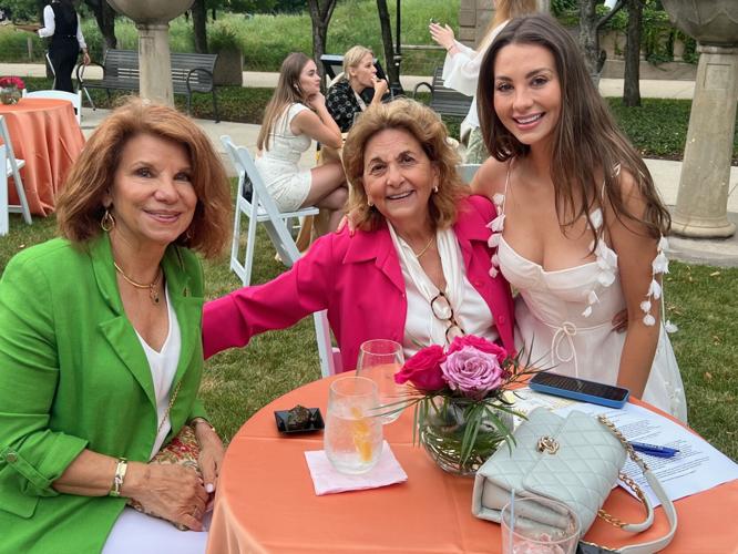 Co-emcee Kelley Flanagan (R) with mom and friend. (Photo | Candace Jordan)