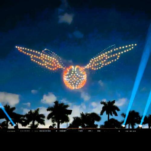 Harry Potter Drone Art Show will light up Chicago skies July 24/25. (Photo | HP Drone Art Show)
