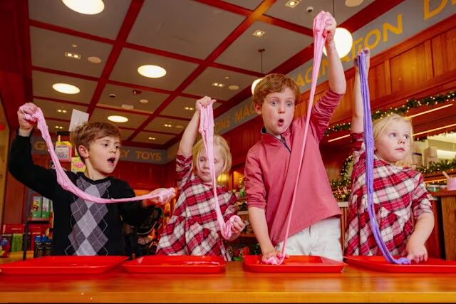 The Slime Bar allows guests to make their own signature creations.