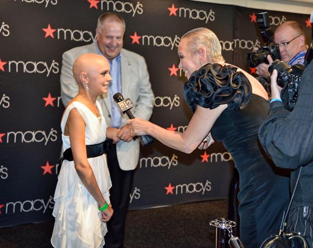 Interviewing Alisha from the Ronald McDonald House at Macy's Glamorama (Photo by Mila Samokhina)