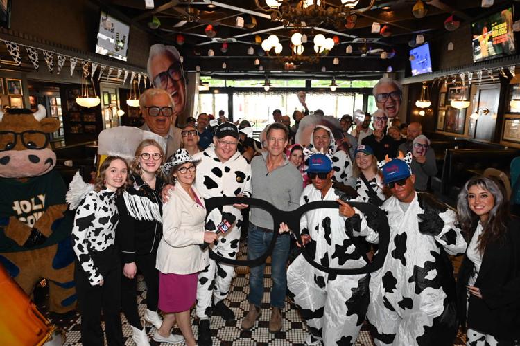 The gang's all here for the 26th annual Worldwide Toast to Harry Caray. (Photo | Harry Caray's)