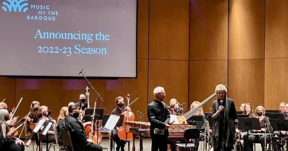 Music of the Baroque announced its upcoming season during its popular "London Calling" concerts.