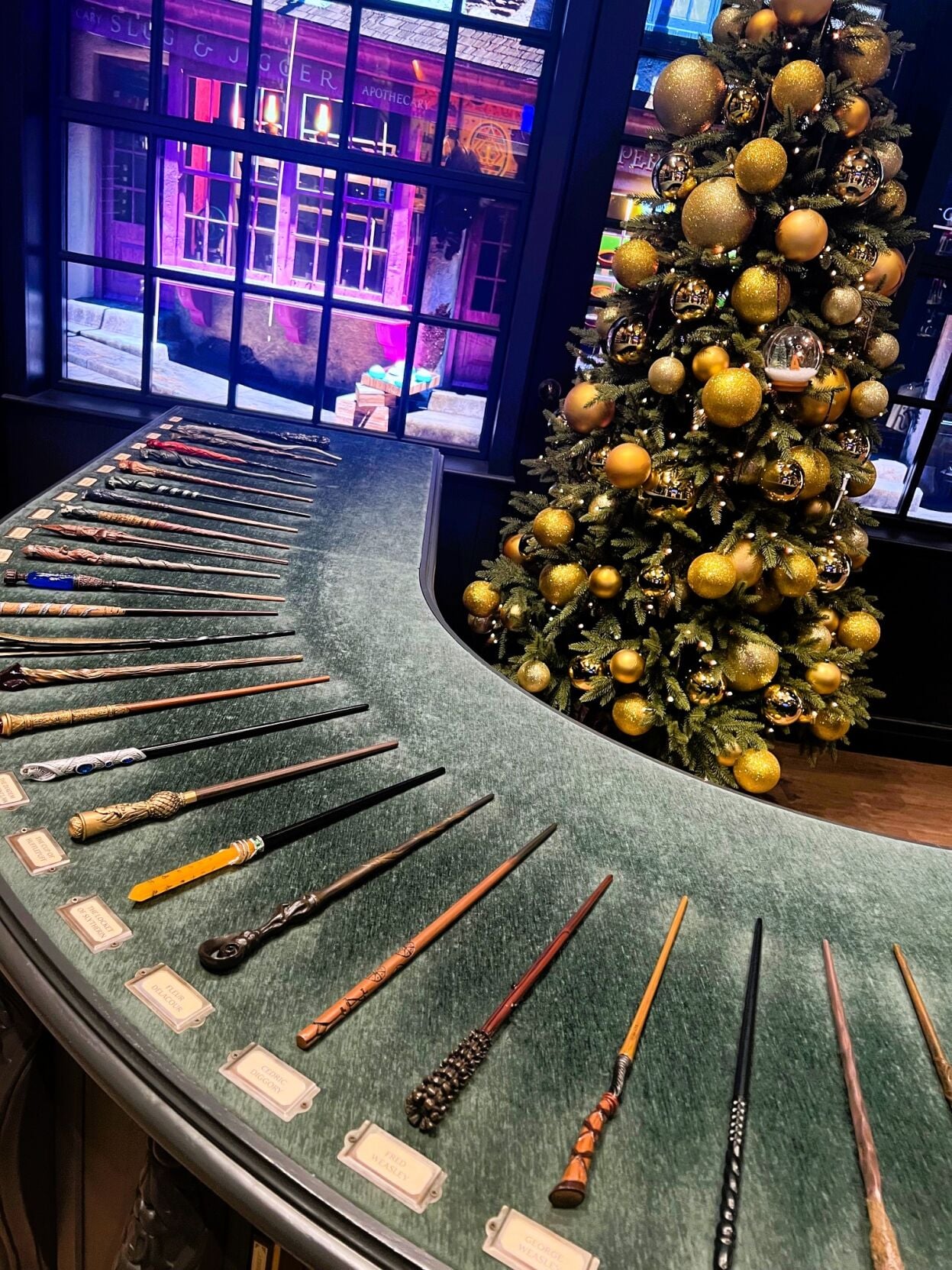 The Harry Potter Shop in Chicago is now ready for the holidays! Check it out at 676 N. Michigan! Accio MAGIC! (Candace Jordan photo)