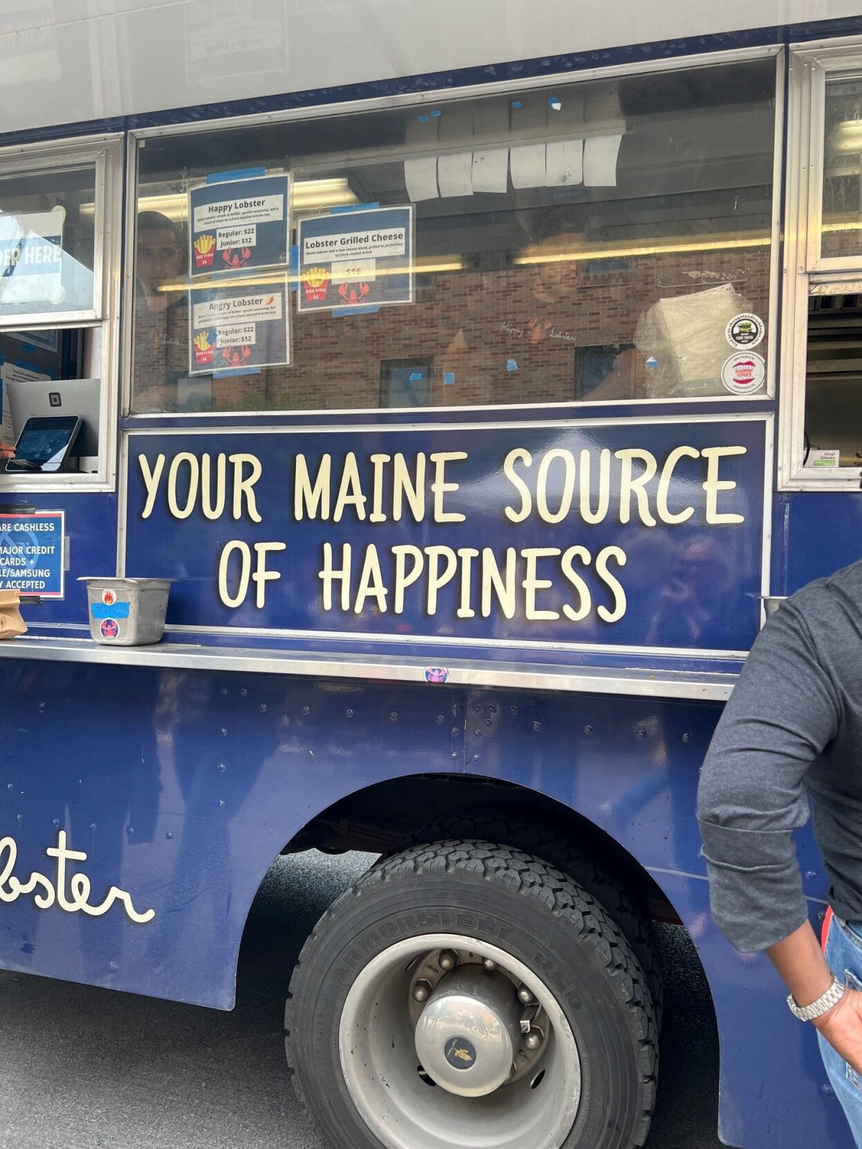 Happy Lobster Food Truck at Randolph Street Market's 20th anniversary weekend.